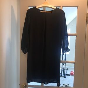H&M Black 3/4 sleeve dress